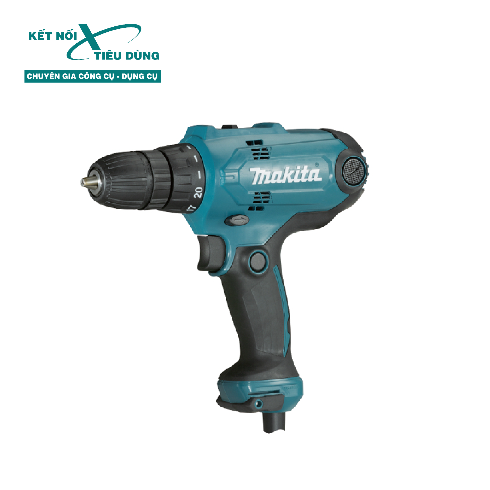 Máy khoan búa và vặn vít makita 10mm hp0300 và df0300 công suất 320w - kết nối tiêu dùng