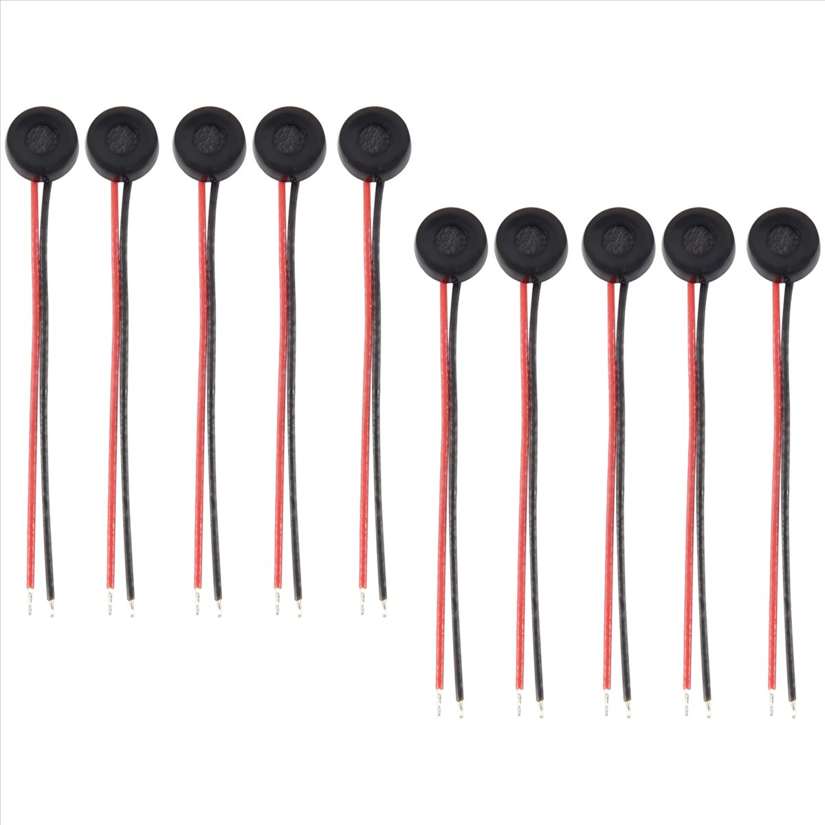 (LC8S) 10Pcs Electret Condenser Mic 4Mm X 2Mm For Pc Phone Mp3 Mp4