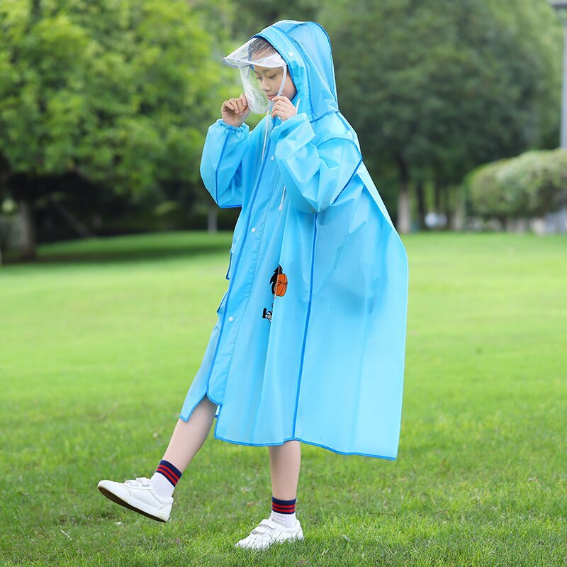 Fashion Children's Rain Schoolbag Bit Backpack Raincoat Kindergarten Primary School Boys and Girls Explosion-proof Rain Raincoat ราคา  787 บาท*ส่งฟรี