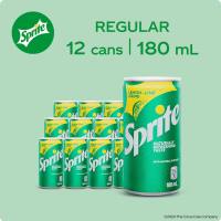 Sprite Regular Soda Mini Cans 180ml - Pack of 12