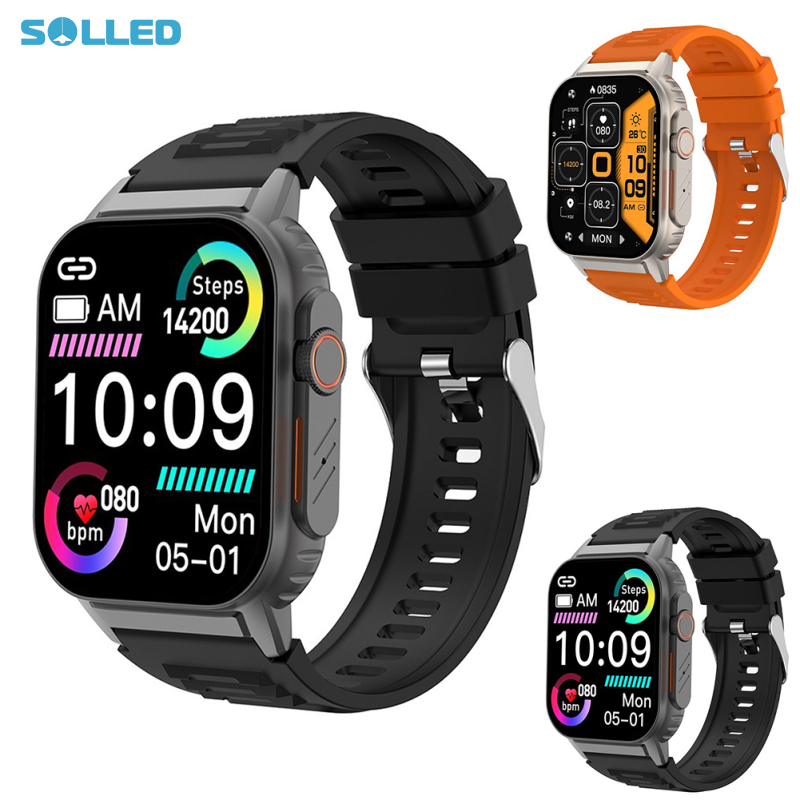 G41 Smart Watch 2.01" Fitness Smart Watch Heart Rate Blood Oxygen Sleep Non-Invasive Blood Glucose Monitor Waterproof Watch ราคา 440 บาท*ส่งฟรี