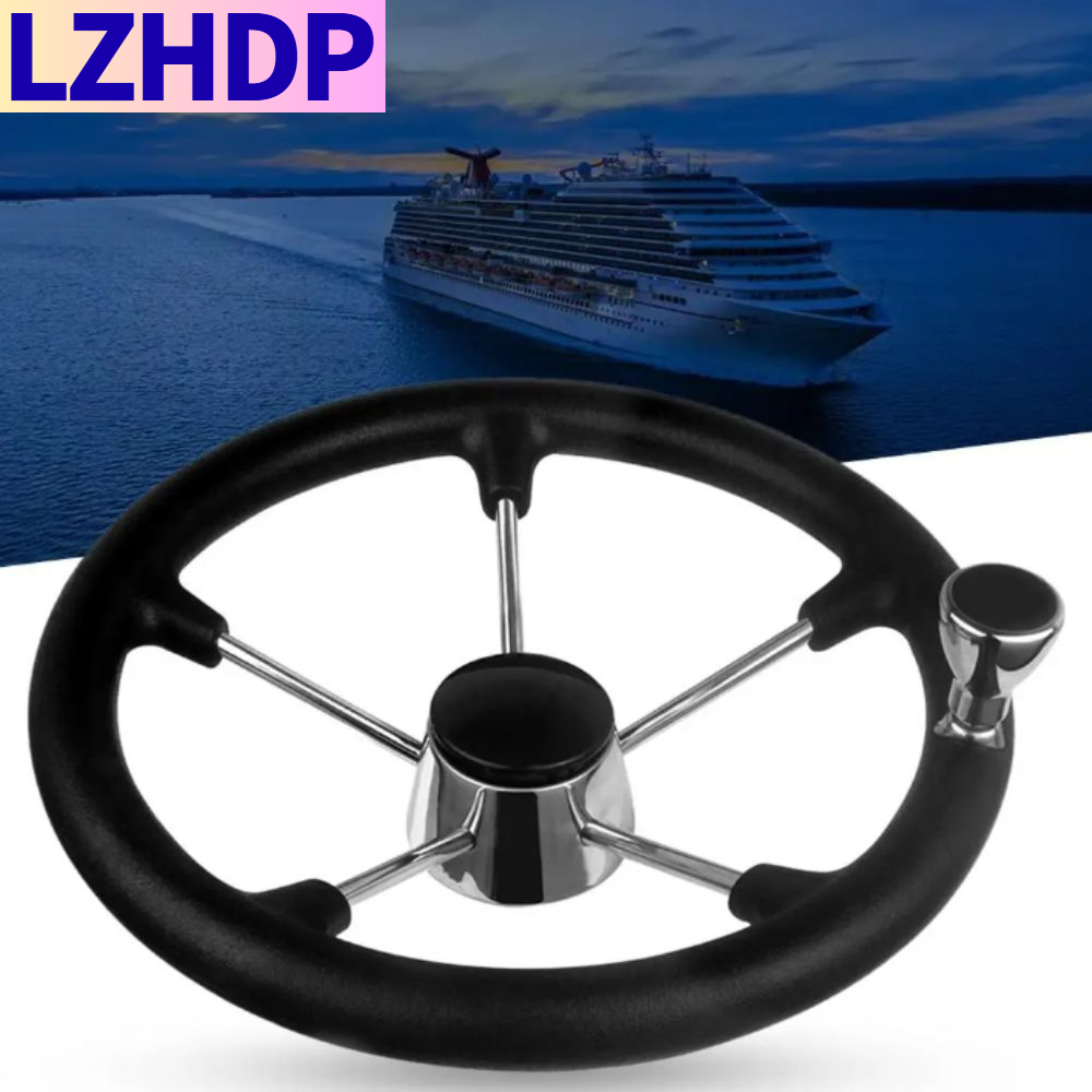 LZHDP สแตนเลสสตีล พวงมาลัยเรือเดินทะเล แบบไม่มีทิศทาง 3 ซี่ล้อ ด้ามจับโฟมสีดำ พวงมาลัยเรือ อุปกรณ์เรือ พวงมาลัย การใช้งานทางทะเล ราคา 3,285 บาท*ส่งฟรี