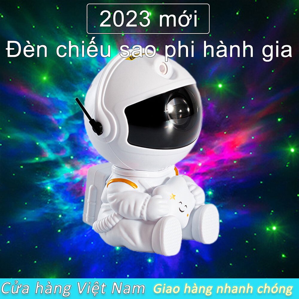 Đèn Phi Hành Gia GALAXY thiên hà chiếu sao trang trí phòng ngủ nội thất nhà cửa ô tô, Đèn Phi Hành G