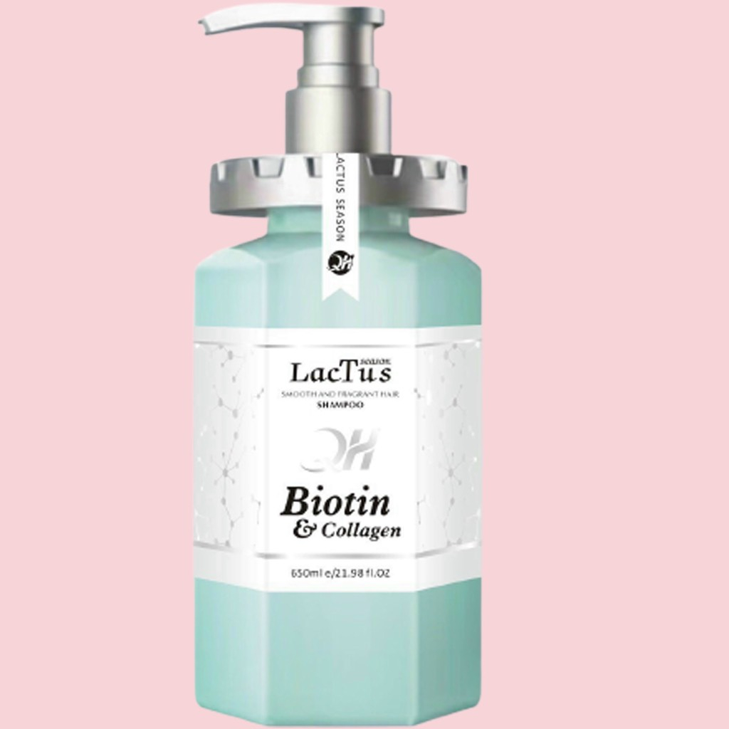 Dầu gội biotin lactus season giảm rụng tóc ngăn gàu dưỡng ẩm QH lactus season biotin collagen.ALYA