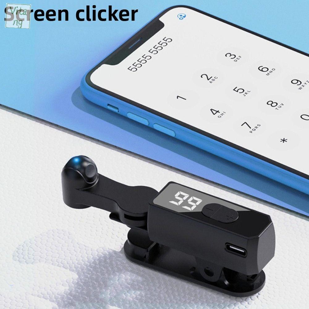 VITANG Liên tục Trình tự động nhấp màn hình Có thể sạc lại Màn hình cảm ứng Thiết bị tự động nhấp chuột Thiết bị phát trực tiếp Di động Thiết bị nhấn tự động Ứng dụng điện thoại