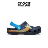 Giày Clog Trẻ Em Crocs Toddler Classic UFO Lights - Navy - 211623-410