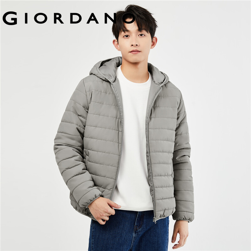 GIORDANO Windproof Padded Hooded Jackets - Quality Casual Jackets