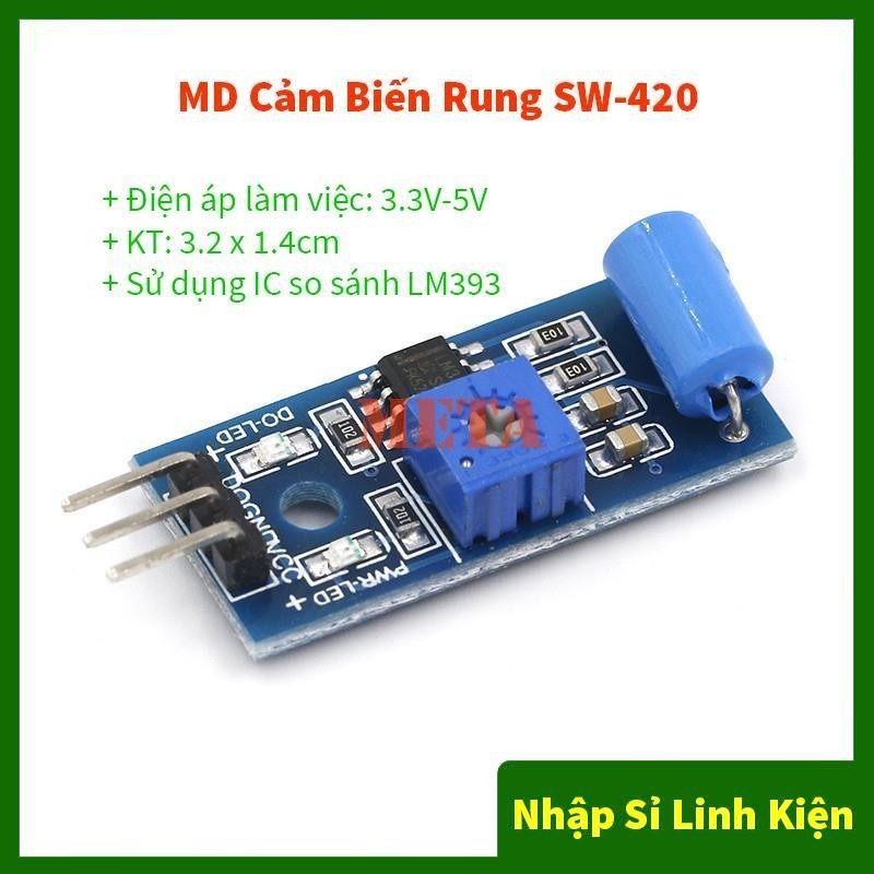 Mạch Cảm Biến Rung SW420 SW-420