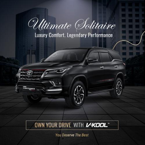 KACA FILM V-KOOL ULTIMATE SOLITAIRE PACKAGE TOYOTA FORTUNER DEPAN VK30 2 SBD VK30 -RM3 Variasi Giá 8,162,000 Đồng*Miễn phí vận chuyển