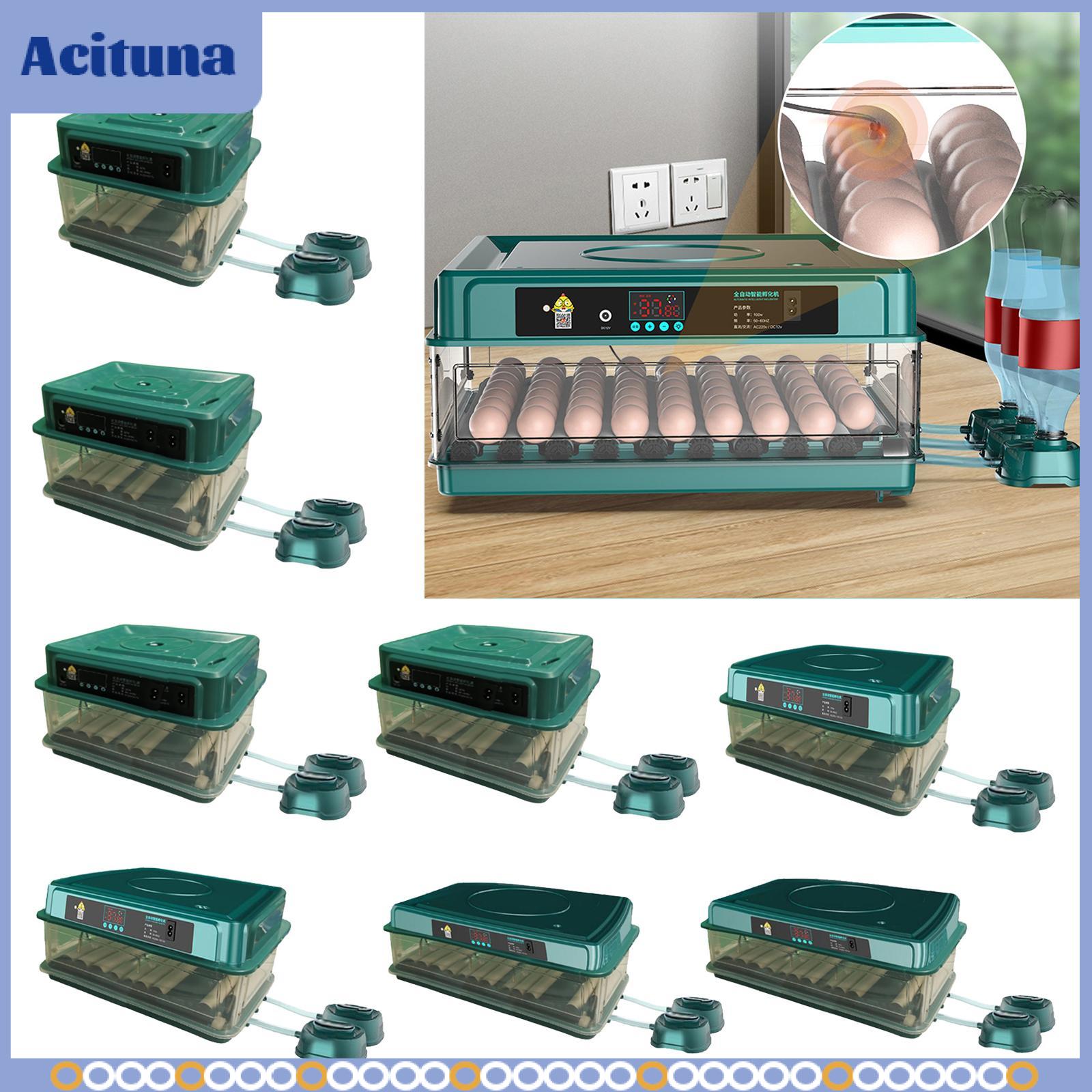 Egg Incubator Automatic Intelligent Chick Incubator Adjustable Egg Tray Household Egg Hatcher for Chicken Birds Quail Duck Goose - ยี่ห้อ Acituna ราคา 33,058 บาท*ส่งฟรี