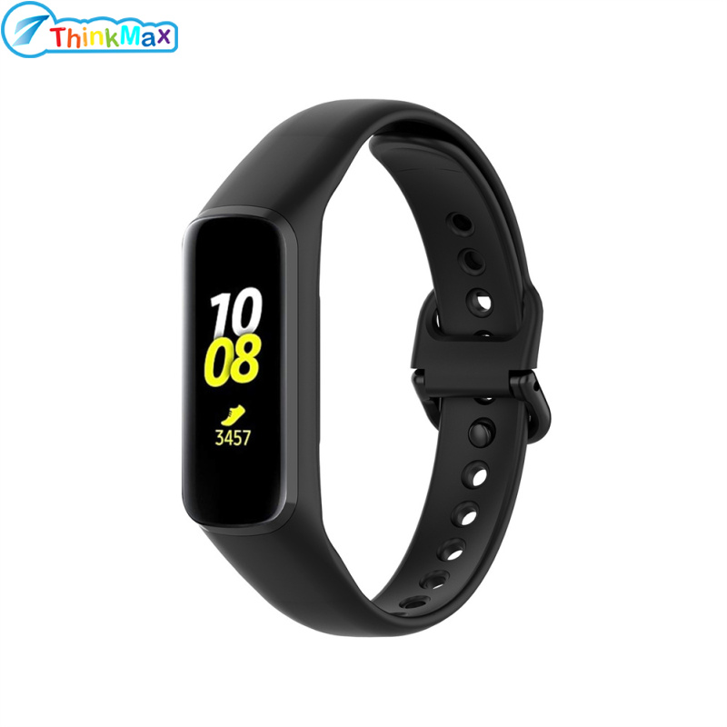 100%Authentic!Replacement Watchband Sweat-proof Comfortable Soft Silicone Strap Compatible For Samsung Galaxy Fit2 R220 ราคา 22 บาท*ส่งฟรี