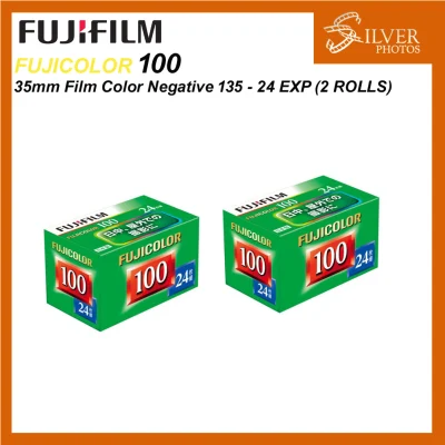 Fujifilm Fujicolor 100 35mm Film Color Negative 135 - 24 Exposures (2 Rolls)