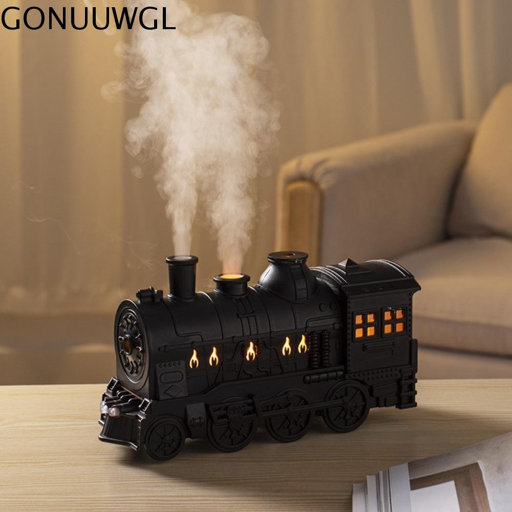 GONUUWGL Sương mù mát Bộ khuếch tán hình tàu hỏa Đèn LED Điều khiển từ xa Máy tạo độ ẩm không khí Phong cách retro Tự động tắt Máy tạo độ ẩm siêu âm Phòng ngủ Giá 524,000 Đồng*Miễn phí vận chuyển