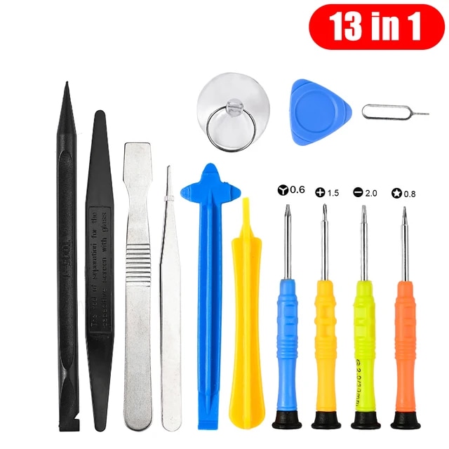 24 trong 1 dụng cụ sửa chữa điện thoại di động mở bộ tuốc nơ vít cho iPhone iPad Lap máy tính diemble Bộ dụng cụ cầm tay Dụng cụ mở