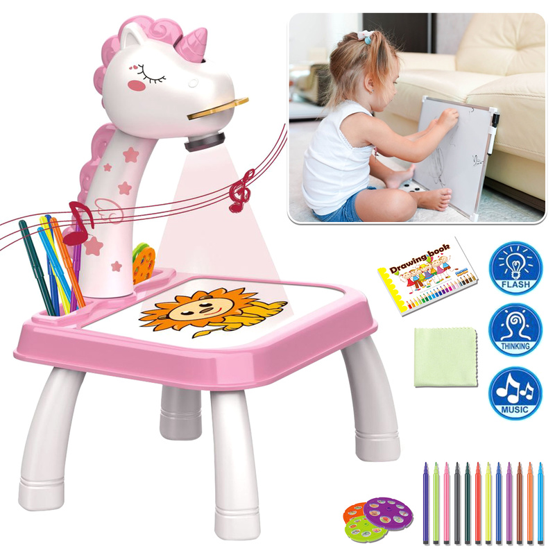Vẽ máy chiếu bảng với 12 bút mầm non dấu vết và vẽ máy chiếu Đồ chơi giáo dục sáng tạo bảng vẽ máy chiếu vẽ máy chiếu bảng bảng vẽ máy chiếu
