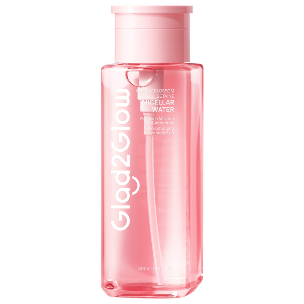 Glad2Glow Cherry Blossom Betaine Micellar Water Cleanser เชอร์รี่ บลอสซั่ม เบทาอีน ไมเซลล่า วอเตอ...