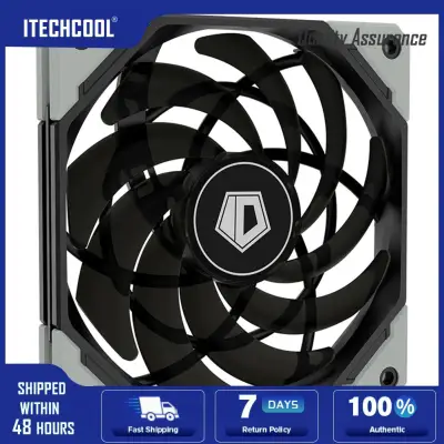 ID-COOLING 120mm Computer Case Cooling Fan PWM Silent Quiet Chassis PC Cooler Computer Components