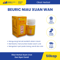 Beuric / Niau Xuan Wan Botol Isi 50 - Obat Pereda Asam Urat dan Nyeri Sendi - Metamotto Karya