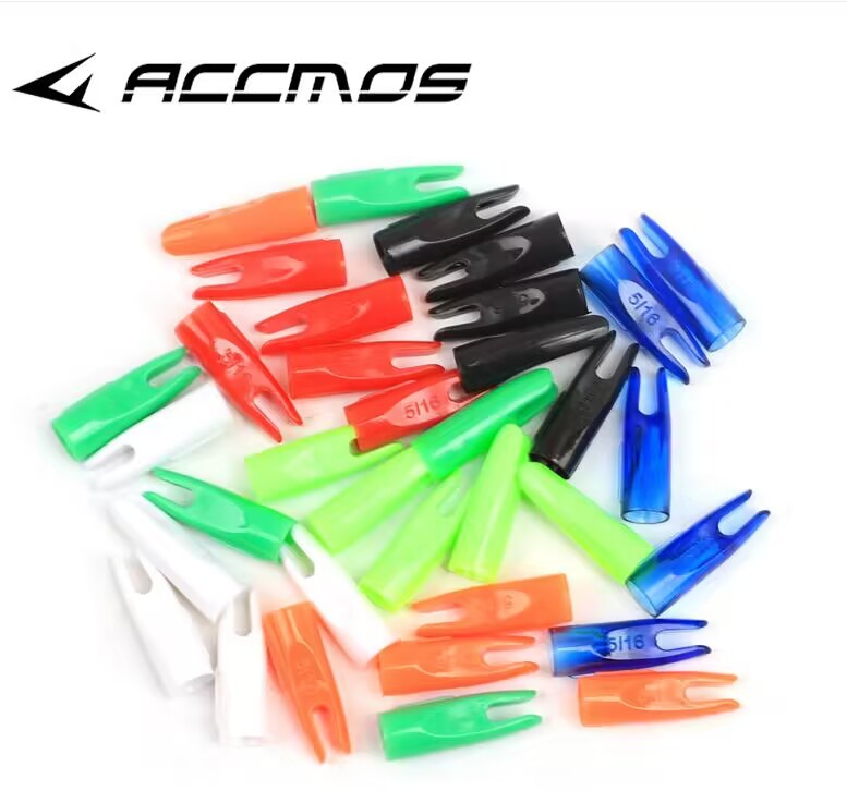 30 cái vật liệu nhựa 5/16 Áo khoác mũi tên đuôi phụ kiện cung và mũi tên đặc biệt mũi tên đuôi phụ kiện mũi tên đuôi