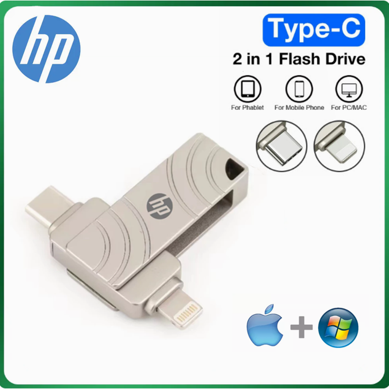 1TB 2TB Usb-C Flash Drive 2 in 1 Otg Pendrive TypeC 512GB Otg Thumb Drive for iPhone Android Memory OTG USB Stick Key Giá 268,000 Đồng*Miễn phí vận chuyển