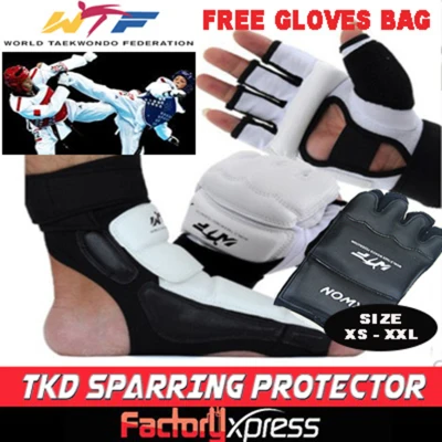 Taekwondo Gloves / Taekwondo Foot protector / Taekwondo Boxing Gloves +FREE BAG/ ORIGINALSG SELLER