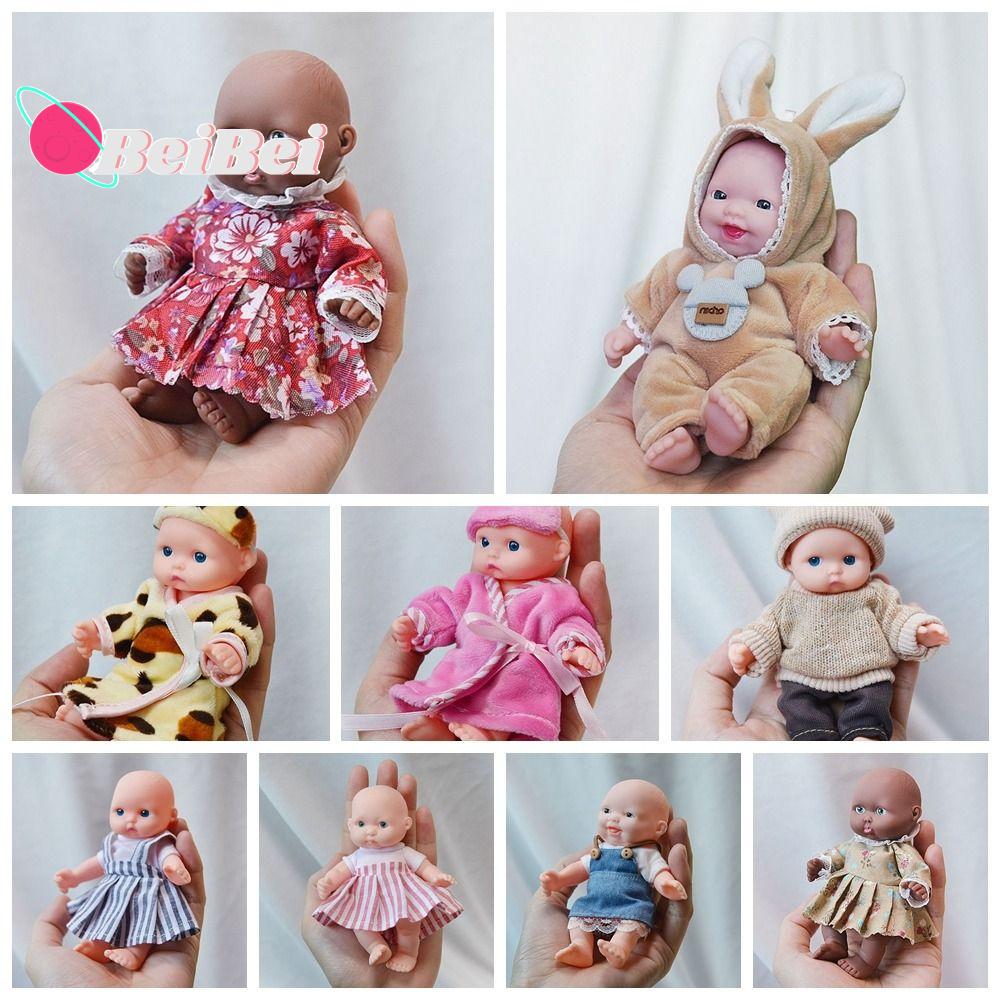 Beibei 1 bộ đồ ngủ quần áo búp bê búp bê Reborn 12cm mô phỏng đồ chơi của bé gái bé búp bê cọ dễ thương quà tặng sinh nhật