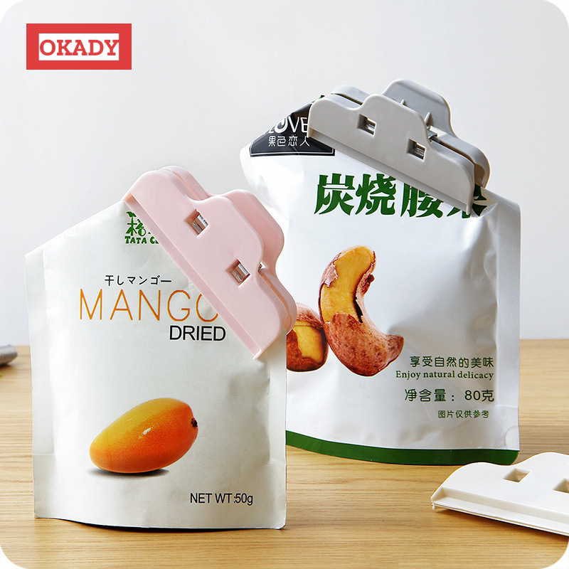 Sealing clip moisture-proof fresh-keeping food clip snack sealing sealer food bag sealing artifact kitchen sealing clip ราคา 24 บาท*ส่งฟรี