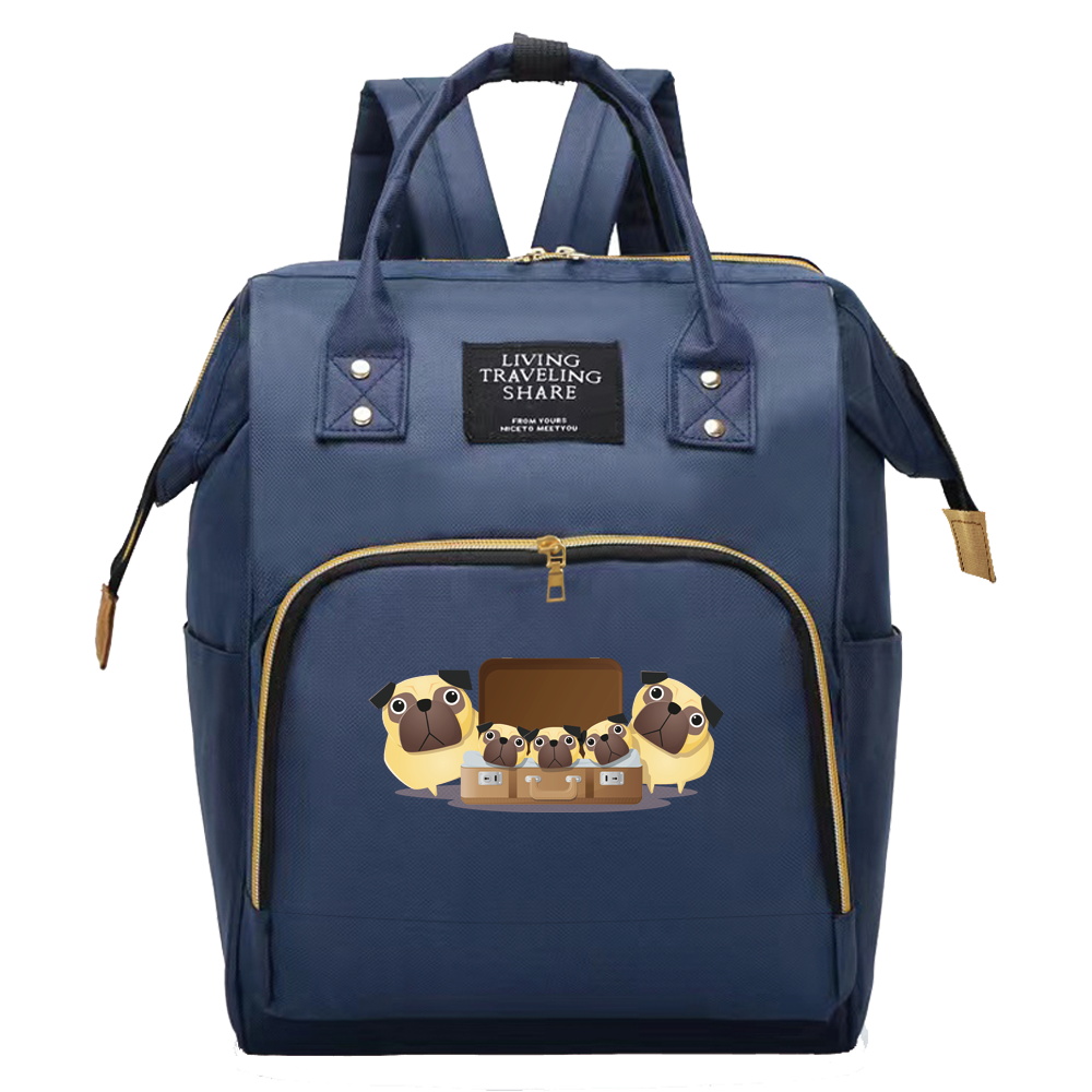 Mothers diaper backpack multifunctional for outdoor use storage and organization of care supplies cartoon series