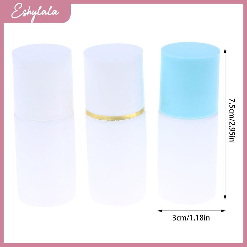 Eshylala 20ml bơm lại miếng bọt biển đầu Applicator nhựa rỗng chai thuốc cho tóc tăng trưởng antipruritic daub điền Liniment lỏng