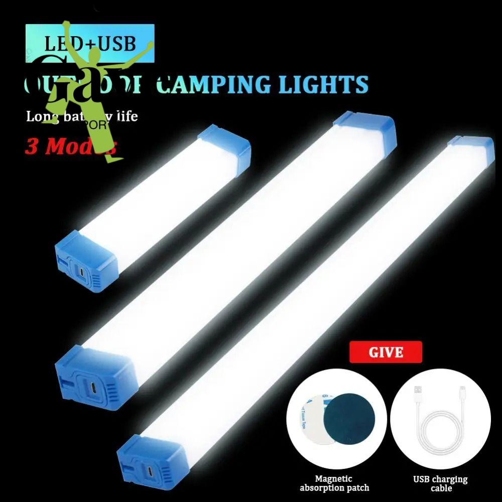 GS PVC Đèn LED khẩn cấp Năng lượng trời Dải dài Ống Led Di động Đa chức năng Lampu chợ đêm Câu Cá