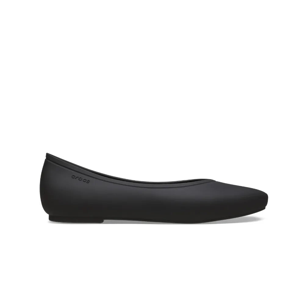 Giày Đế Bệt Nữ Crocs Brooklyn Pointed - Black