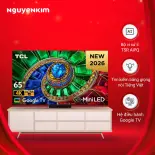 [Mới 2026] Google Tivi RGB-Mini LED TCL 4K 65 inch 65RM7L