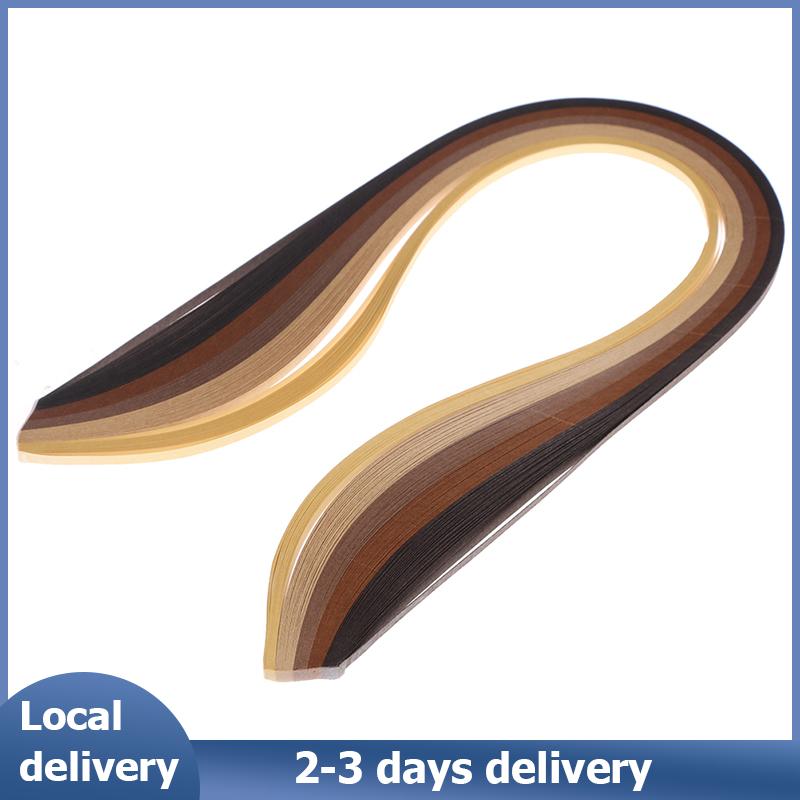 TBRBG Local Delivery 100Pcs/set Paper Quilling Strips Set 3mm 39cm Paper For Craft DIY Quilling Tool