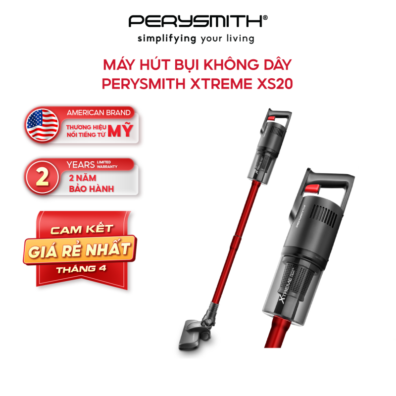 Máy hút bụi không dây cầm tay PerySmith Xtreme XS20 siêu nhẹ