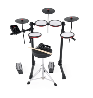 Alesis Turbo Max Electronic Drum Kit 7-Piece | Mesh Heads | Bluetooth | Complete Set w/ Throne Headphones Sticks