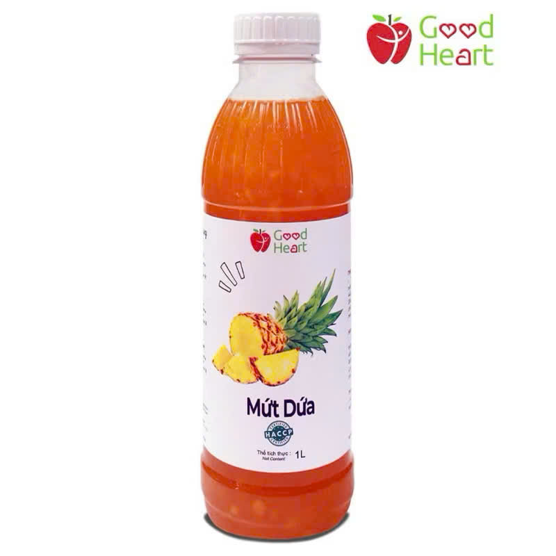 Mứt Thơm (Dứa) Good Heart chai 1 lít