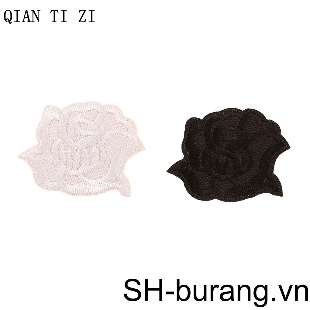 QIAN TI ZI [Buran] White Rose Iron-ON bufur Wearable Home - Depot ราคา 9 บาท*ส่งฟรี