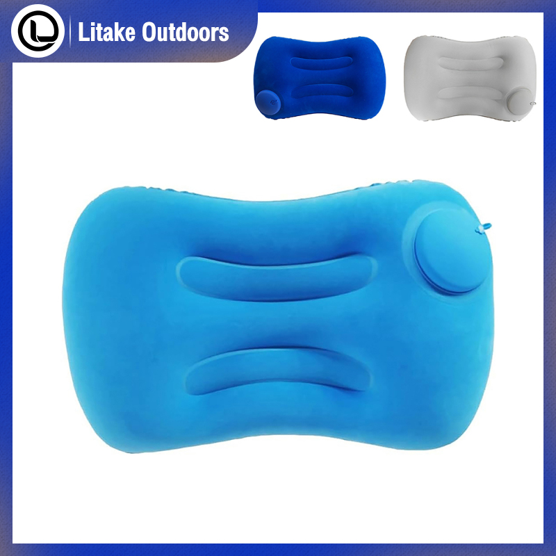 Hiking Pillow, Compression Inflatable Camping Pillow, Camping Inflatable Pillow, Backpack Pillow, Camping Pillow For Outdoor Camping Sleeping Backpack Travel ราคา 88 บาท*ส่งฟรี