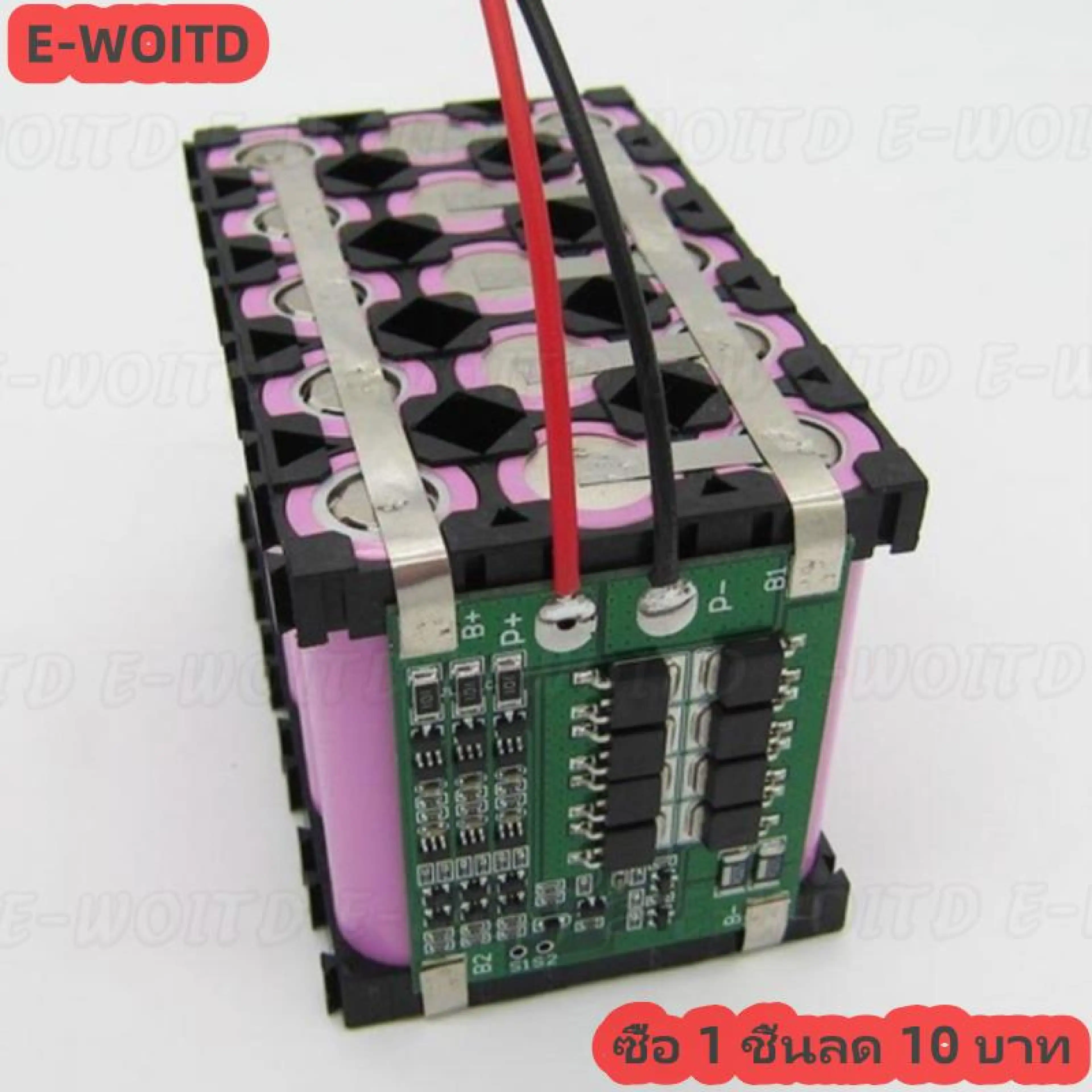 Battery 25A 12V Pcm Charger Battery Bms Protection Circuit Board with Balance - รูปที่ 1