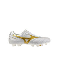 MIZUNO SEPATU SEPAK BOLA MORELIA II JAPAN WHITE/FOOTBALL GOLD/GALAXY SILVER MIZP1GA260150