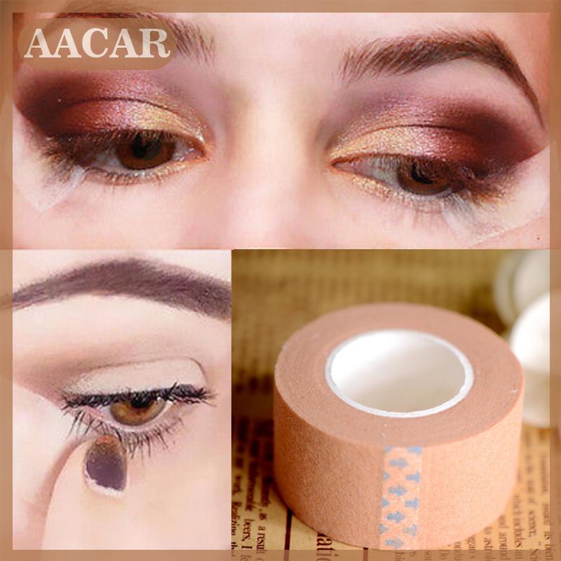 AACAR 1 cuộn băng keo dán mí một mặt vô hình hai mí nhãn dán 2.5cm