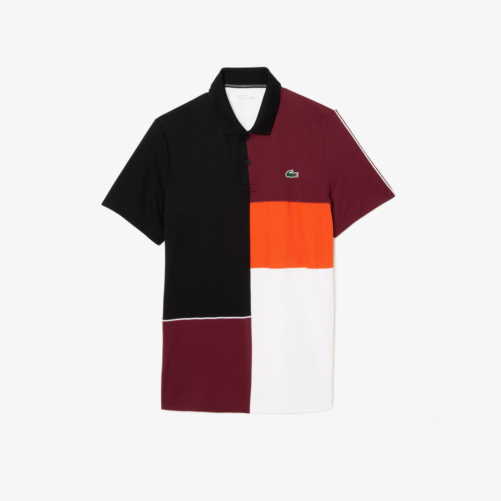 Áo Polo Tennis Lacoste Nam Dáng Suông Chất Liệu Fiber Tái Chế
