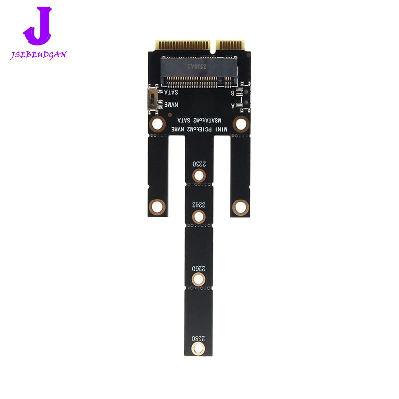 【Huang Li Electronics】MSATA to NGFF M. 2 Adapter Card Mini PCI-E to NVME Converter Conversion Expansion Card for M. 2 SSDs(2230/2242/2260/2280) ราคา 121 บาท*ส่งฟรี