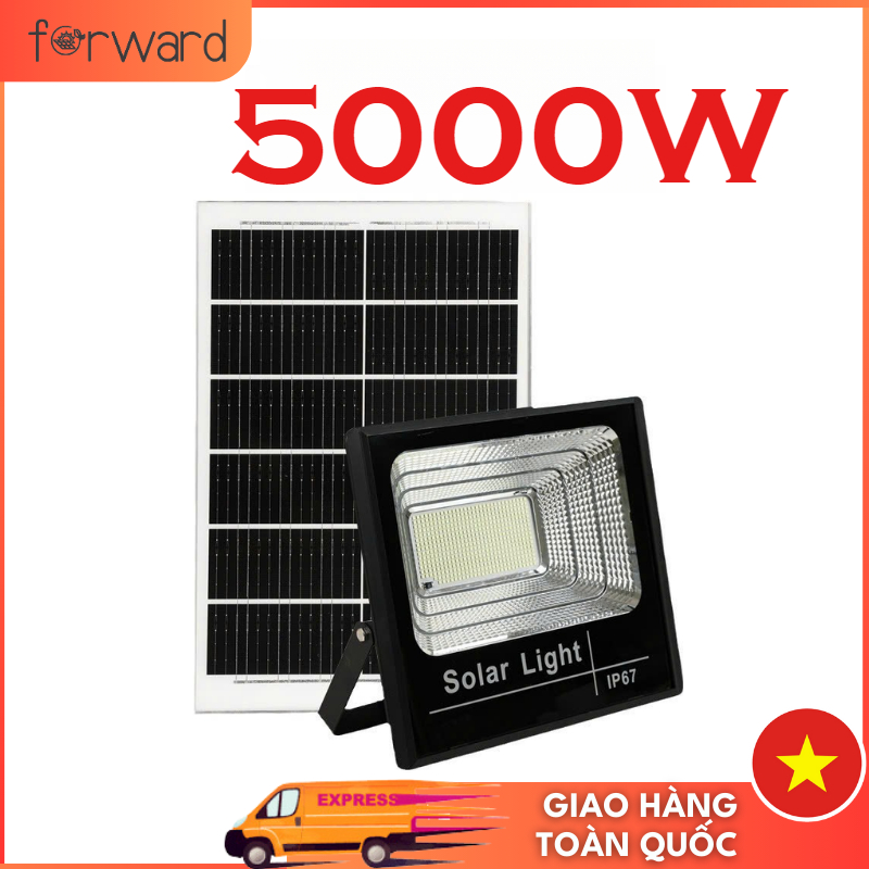 Mua một tặng một 5000W năng lượng mặt trời vườn ánh sáng ABS nhựa nhà ở với cảm biến từ xa không thấm nước không có hóa đơn điện Chiếu sáng từ 6 đến 8 tiếng