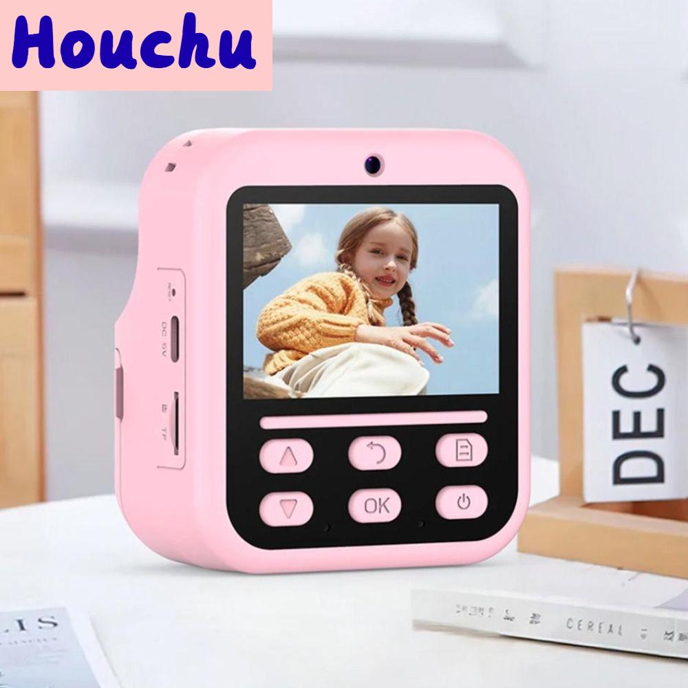 HOUCHU พร้อมกระดาษพิมพ์ กล้องถ่ายภาพความร้อน หน้าจอ HD ขนาด 24 นิ้ว เลนส์คู่ กล้องดิจิตอลสำหรับเด็ก การ์ตูน พิมพ์ได้ด้วยคลิกเดียว เครื่องพิมพ์ภาพถ่ายแบบใช้ความร้อน ของขวัญวันเกิด ราคา 580 บาท*ส่งฟรี