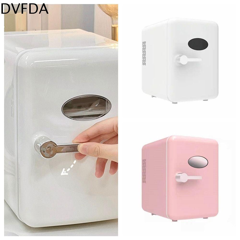 DVFDA Làm lạnh Tủ lạnh mini xe hơi 4L 4L 6 lon Nóng và lạnh Tủ lạnh mini 6 lon 4L Tủ lạnh mini Đa chức năng Tủ lạnh trang điểm 4L Xe tải