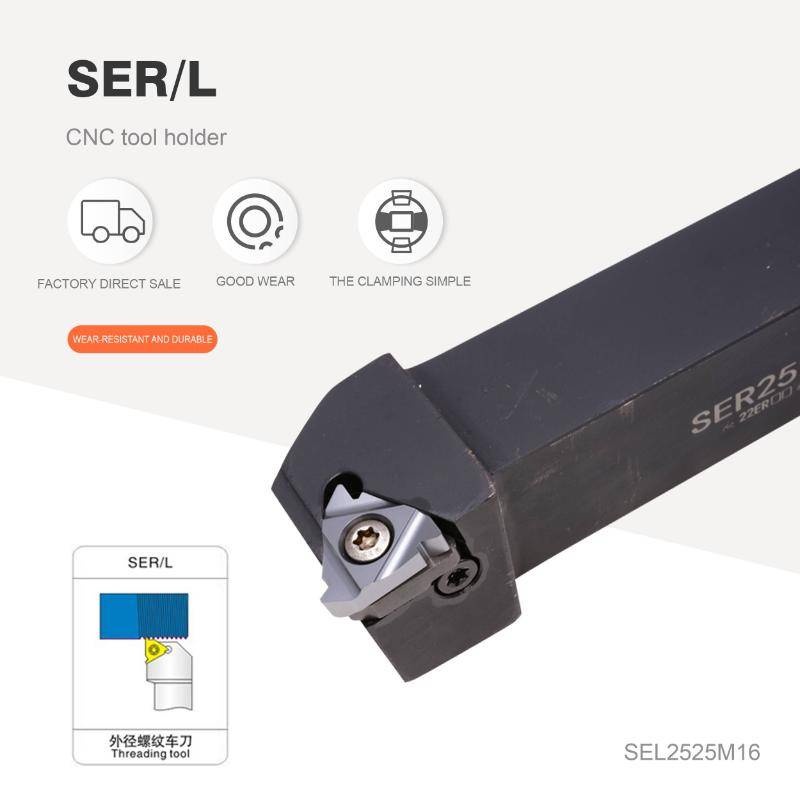 Cán dao tiện ren ngoài lắp chip ren size 11-16-22