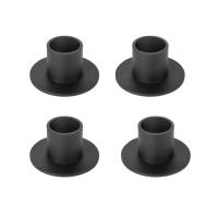 VCTITIL Phong cách retro Giá đỡ nến Tròn Sắt Giá đỡ nến kim loại Đèn cầy lễ hội Mạnh mẽ Tiệc cưới