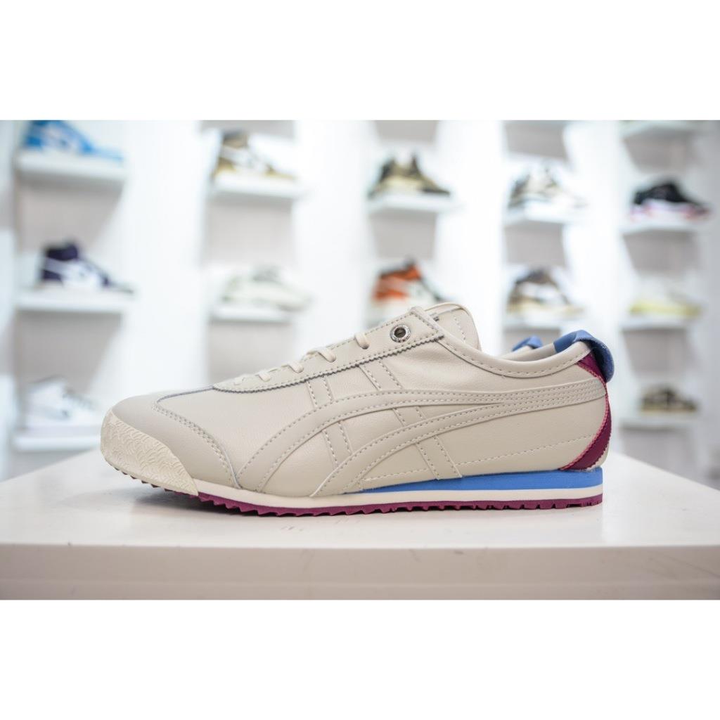 Onitsuka Mexico 66 SD Low-Top Retro Classic Tiger Claw All-Match Giày chạy bộ bằng da thông thường