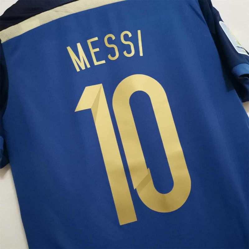 2014 Argentina Jersey Messi áo bóng đá